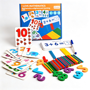 Nuovo gioco di apprendimento numerico multifunzionale conteggio della <span class=keywords><strong>matematica</strong></span> giocattolo per bambini numero di corrispondenza all'ingrosso gioco di Puzzle giocattolo in legno per bambino - Product Image 1