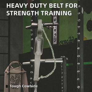 Cinturón de Levantamiento de Pesas de Cuero Resistente con Hebilla Resistente al Desgaste para Entrenamiento de Fuerza, Sentadillas y Press de Banca - Product Image 2