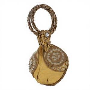 Sacs Potli en satin de créateur, pochette de mariée, pochette de soirée perlée pour femme Lowellcraft en promotion - Product Image 2
