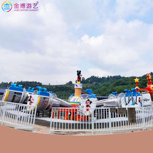 Al Aire Libre 360 grados Flip rotación coche Happy Land Park paseo rodando música dirigible música Express niños diversión paseo al aire libre - Product Image 2