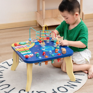 Table de jeu multifonctionnelle, <span class=keywords><strong>jouet</strong></span> d'enseignement cognitif pour la petite enfance, table de jeu d'intelligence pour <span class=keywords><strong>piano</strong></span> à huit tons - Product Image 6