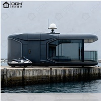 Cabine Apple préfabriquée de luxe Maison capsule spatiale villa modulaire intelligente extensible pour Resort, Airbnb,Glamping, hôtel et arrière-cour Live