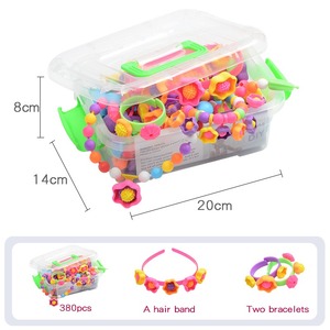 Venta al por Mayor, Nuevo Estilo, Cuentas de Plástico Coloridas para Joyería Infantil, Letras del Alfabeto Populares, Kit de Fabricación de Pulseras DIY, Juguete - Product Image 3
