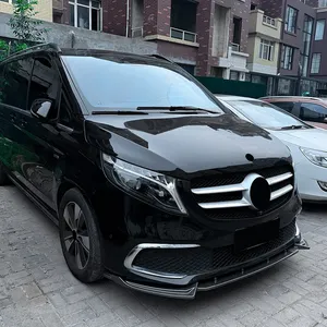 สำหรับ Mercedes Benz V-Class W447 V260 ปี 2019-2023 ชุดแต่งกันชนหน้าแบบมาตรฐาน ชิปป้องกันกันชนหน้า สปอยเลอร์กันชนหน้า - Product Image 3