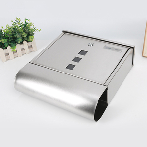 Dd2133 an ninh Key Drop báo box với cửa sổ thép không gỉ Key Lock mail Hộp Treo Tường Ngoài Trời khóa hộp thư - Product Image 3