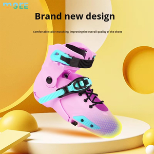 Patins à roulettes en ligne pour enfants SeeMore, débutants, garçons et filles, avec roues en PU, freestyle, slalom, <span class=keywords><strong>3</strong></span> roues, chaussures de patinage à roulettes - Product Image 5