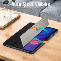 Étui pour Xiaomi Redmi Pad 2 11 pouces 2025, étui pliable ultra-fin en cuir PU avec fonction de veille/réveil automatique