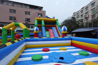 Lilytoys prix d'usine grande aire de jeux gonflable parc à thème gonflable extérieur ville gonflable amusante avec sac de saut pour les enfants