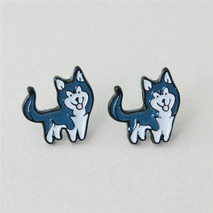 أقراط صغيرة لطيفة للحيوانات الأليفة بسعر المصنع من الفضة الإسترلينية أقراط كلاب للنساء - Product Image 4