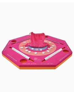 Mesa/Tapete de Mahjong Flutuante Dobrável Estilo Americano em Material EVA de 33 Polegadas para Entretenimento com Bolsa - Product Image 5