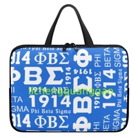 Zeta Phi Beta Çantası Ofis Taşınabilir Çok Boyutlu Bilgisayar Çantası İş Ofis Malzemeleri Sorority Temalı Toptan Özelleştirilmiş