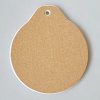 Sous-plat en céramique personnalisé en forme de bouteille, imprimé UV, résistant à la chaleur, antidérapant, écologique, moderne pour table à manger
