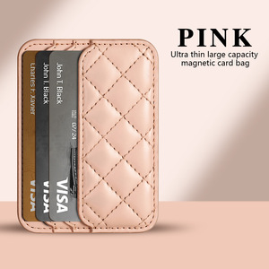 <span class=keywords><strong>Portacarte</strong></span> Magnetico Personalizzato Design Europeo-Americano Ultra-Sottile in Pelle PU con <span class=keywords><strong>Clip</strong></span> e Scomparti Multipli - Product Image 3