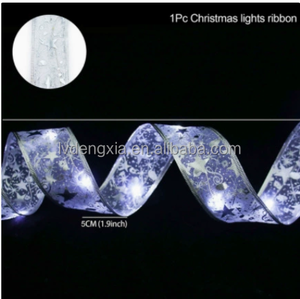 <span class=keywords><strong>Ruban</strong></span> lumineux pour arbre de Noël, alimenté par piles, nœuds de <span class=keywords><strong>ruban</strong></span> lumineux pour Noël, décoration de Noël DIY, <span class=keywords><strong>multicolore</strong></span> changeant - Product Image 2