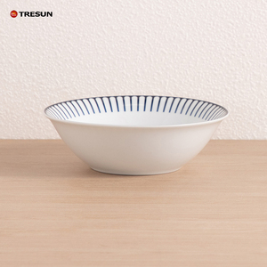 TRESUN China 16 Pieces Blue <b>Navy</b> Stripe Fine Porcelain <b>Dinner</b> <b>Set</b> for Wholesale 4 Persons Coastal Design - Product Image 2
