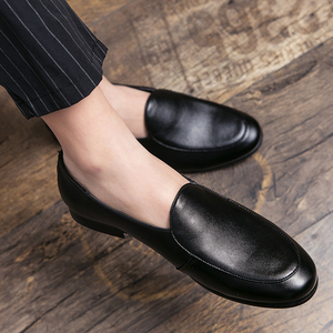 Sepatu Oxford Kasual Klasik Pria, Sepatu Slip On Berkualitas Tinggi, Nyaman, Bernapas, Gaya Formal Bisnis untuk Kantor - Product Image 5