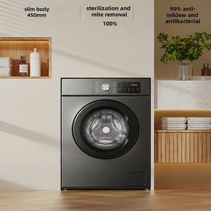 Nouvelle machine à laver électrique à tambour à inversion intégrée, écran couleur intelligent, 7 kg, entièrement automatique, économe en énergie, pour la maison et l'hôtel - Product Image 2