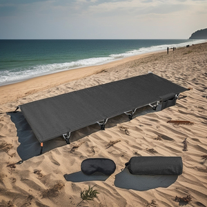 Cama de Campaña Plegable Extra Grande con Marco de Metal, Cama Individual Portátil para Senderismo, Viajes, Uso en Hospitales al Aire Libre, Fb03 - Product Image 5