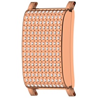 Boîtier de boucle de montre PC pour WHOOP 4.0 adaptateur de barre de ressort accessoires de bande de coque de protection avec cadre en diamant pour WHOOP 3.0
