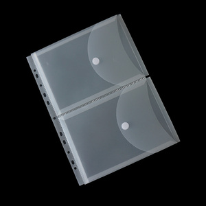 11 punch pp expanding 2 pocket A5 file bag paper holder