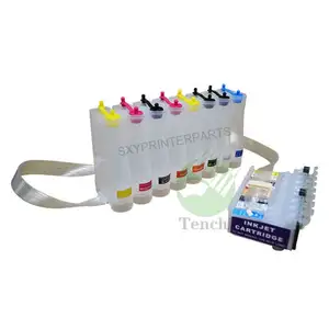 Nouveau compatible SYSTÈME D'ENCRE CISS pour epson R1800 R800 vide système d'encre en vrac système d'encre continu pour epson R800 T0540-T0549