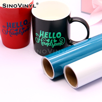 SINOVINYL-cortador de hojas de vinilo para manualidades, 30,5x152CM, sensible al calor/frío, cambio de Color, bricolaje
