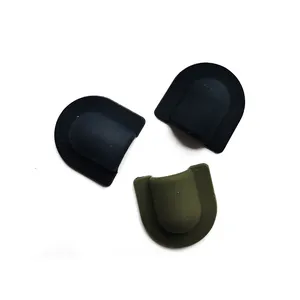 Customizable Silicone Rubber Cord Lock Stopper Plastic Elastic Exquisite Workmanship Various Sizes Colors Painted Technique