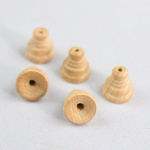 Perle de cyprès naturel Taihang Cliff, 15MM, chapeau de Bouddha pour la fabrication de bracelets, accessoires de bijoux, matériaux de bricolage - Product Image 2