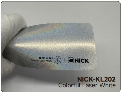 Blanc coloré de laser