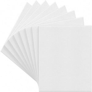 Custom Artist Stretched Waterproof ECO-Friendly <b>White</b> Blank Customizable Cotton Canvas Board Acrylic Oil Painting Frame - Product Image 3
