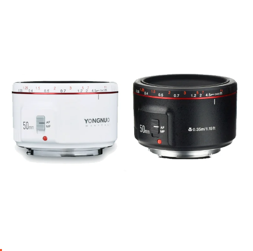 YN50mm F1.8 Ii for Canon EOS EF Mount YN50MM F1.8 II AF/MF 0.35M Focus Distance Standard Prime Lens for Canon EOS EF Mount