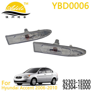 Luces Laterales para Hyundai Accent 92303-1E000 92304-1E000, Lámpara Halógena para Modelos 2006-2010 - Product Image 1