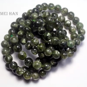 Meihan Top Natural Rare <strong>Emerald</strong> Lepidolite ,Bracelet Smooth Round Loose <strong>Beads</strong>, Fashion Jewelry, for Gift Wholesale - Product Image 3