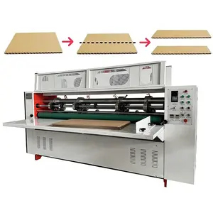 Mesin pemisah makanan manual pisau tipis papan karton bergelombang papan karton slitter mesin pembuat karton