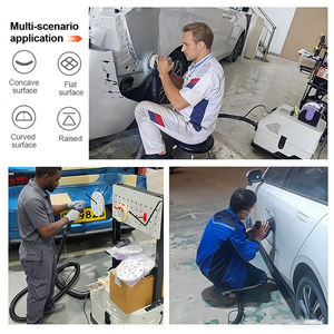 Lixadeira Pneumática Móvel de Grau Industrial para Reparação de Carro, Máquina de Lixamento Sem Poeira com Velocidade Variável - Product Image 6