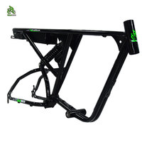 Cadre de vélo électrique à suspension en acier au carbone de haute qualité, déport de 190 mm pour BMX et vélos de route - Modèle Super-73 Rx