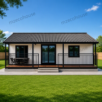 Maison conteneur préfabriquée pliable de 20 pieds prête à l'emploi, villa modulaire à 3 chambres