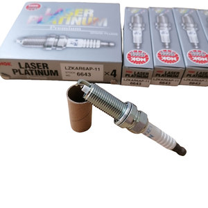 หัวเทียน NK bujias de autos ของแท้ปลั๊กเลเซอร์แพลทินัม6643 Lzkar6ap-11สำหรับนิสสัน - Product Image 1
