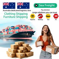 Agent de transport maritime, transitaire, fret maritime de Guangzhou vers l'Australie, transport de vêtements, de meubles, de machines, LCL, FCL, logistique