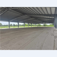 Bâtiment équestre préfabriqué en acier, arène d'équitation en métal, étable en structure légère en acier pour la construction agricole