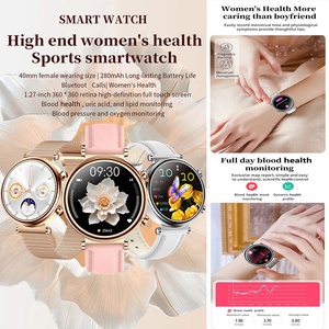 Recién llegado de lujo de moda de 1,27 pulgadas a prueba de agua IP68 Rejol Smartwatch T86 mujer BT Calling Fitness Tracker reloj inteligente - Product Image 2