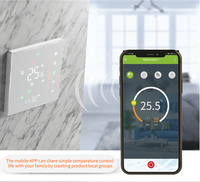 Termostato de Habitación Programable WiFi Moderno Beca BHT-006-2T con Control Remoto por Voz para Hoteles