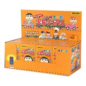 Crayon Shin-chan Little Train Crew Resin Blind Box - Collezione Avventura Ferroviaria Kawaii (Giappone) - Product Image 1