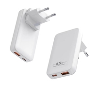 Newset super mince moule privé 65W US EU UK plug GaN 65W chargeur pour téléphone portable
