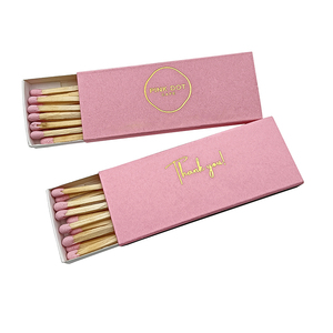 Customizable Stick <strong>Match</strong> <strong>Boxes</strong>, Custom Safety <strong>Match</strong> Gold Logo and <strong>Match</strong> Color - Product Image 2