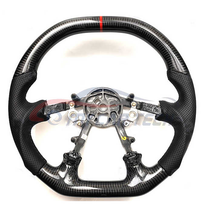 シボレーコルベットC5Z06カーボンファイバーステアリングホイール 