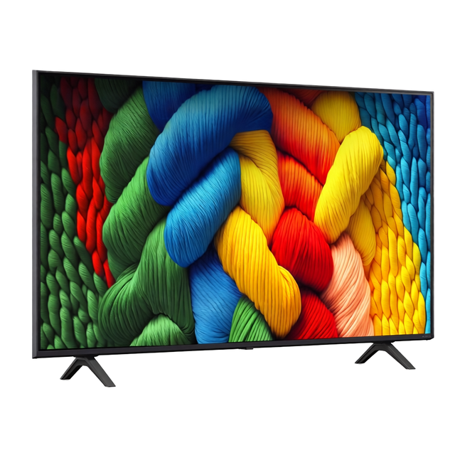 55 Inch 4K UHD LED Smart TV with Edge LED Backlight 4K NanoCell Display Super Upscaling Hotel Use Black Cabinet Wide Screen