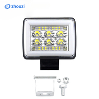 Prix de gros - Phare de travail LED carré automatique 4 pouces 36W avec 12 LED pour éclairage extérieur de véhicules tout-terrain