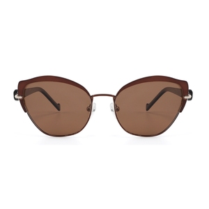 Gafas de sol tipo ojo de gato para mujer, lentes degradadas con montura completa, montura de tortuga, protección UV, protección solar para adultos - Product Image 6