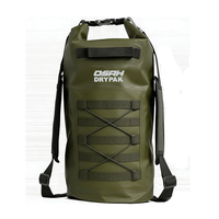 Sac à dos de randonnée imperméable Wellgreen 25L à fermeture roll-top pour les aventures en plein air, sacs étanches pour le rafting gonflable